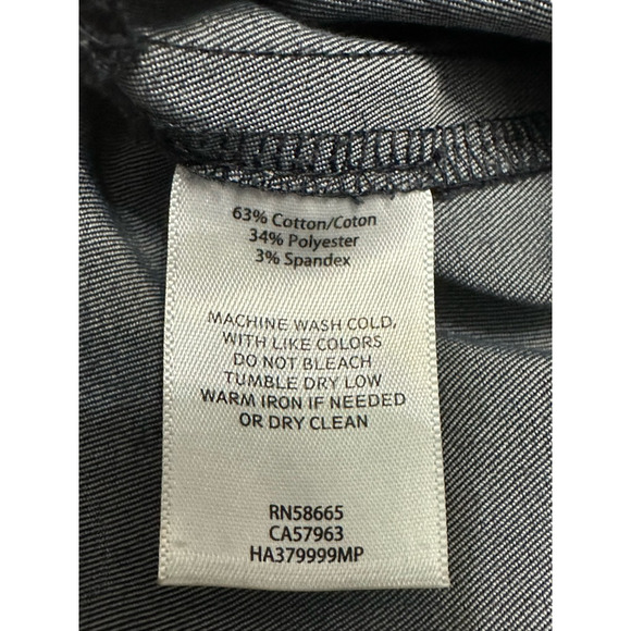 Halogen Career Dress Casual Pants Twill Fabric Convenient Pocket Black Women's 4 - Picture 8 of 9